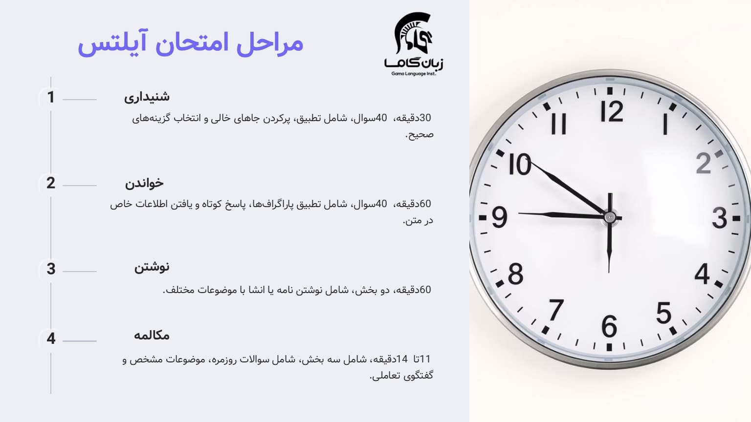 آزمون آیلتس چیست ؟ صفر تا صد IELTS + هزینه و شرایط شرکت 3 مراحل آزمون آیلتس
